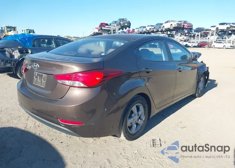 2016 Hyundai Elantra Limited/Se/Value Edition z USA, uszkodzony, nr VIN KMHDH4AEXGU521267